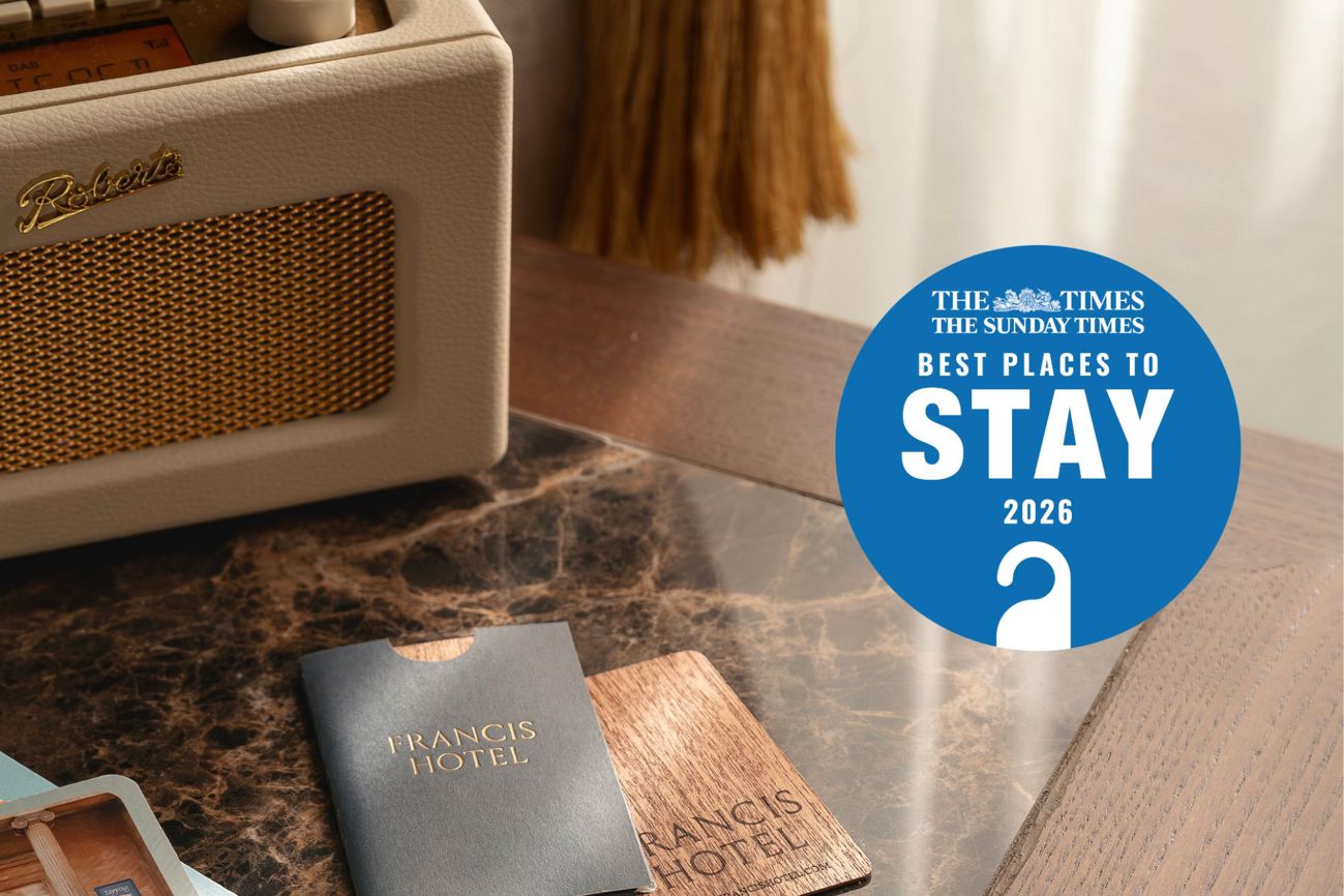 Francis Hotel Sunday Times top places to stay