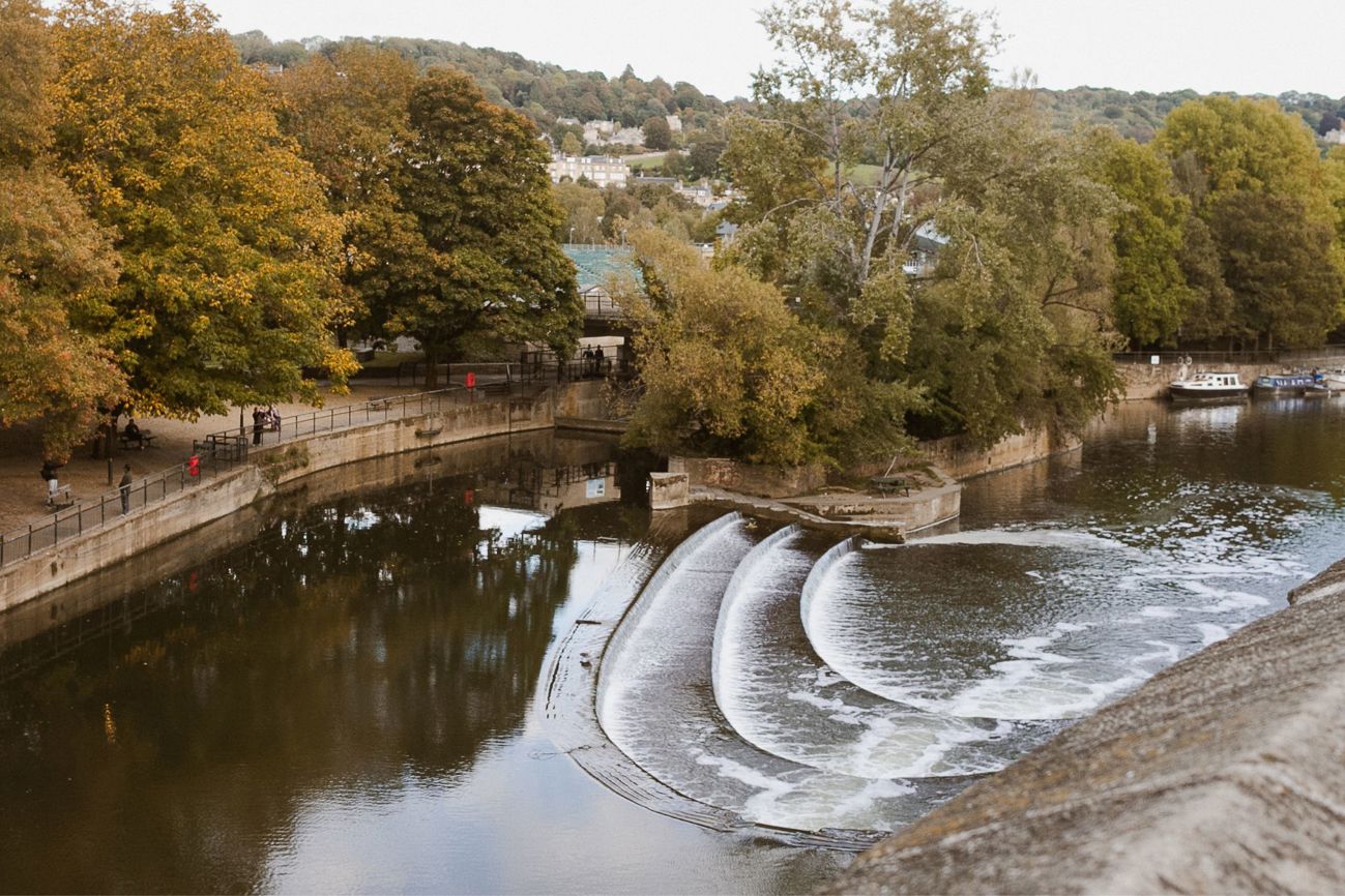 The weir at Great Pulteney Street The weir at Great Pulteney Street
